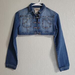 No Fuze Girls size Large (8/10) Denim Shrug